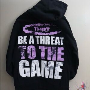 THRT Rick Ross Brand Black Heavyweight Graphic Hoodie
